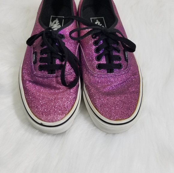 New Van's Pink Glitter Sneakers 8.5 Unworn Vintage - Picture 7 of 8